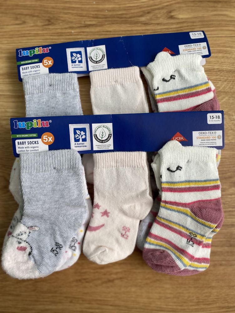 Шкарпетки для хлопчиків та дівчаток lupilu