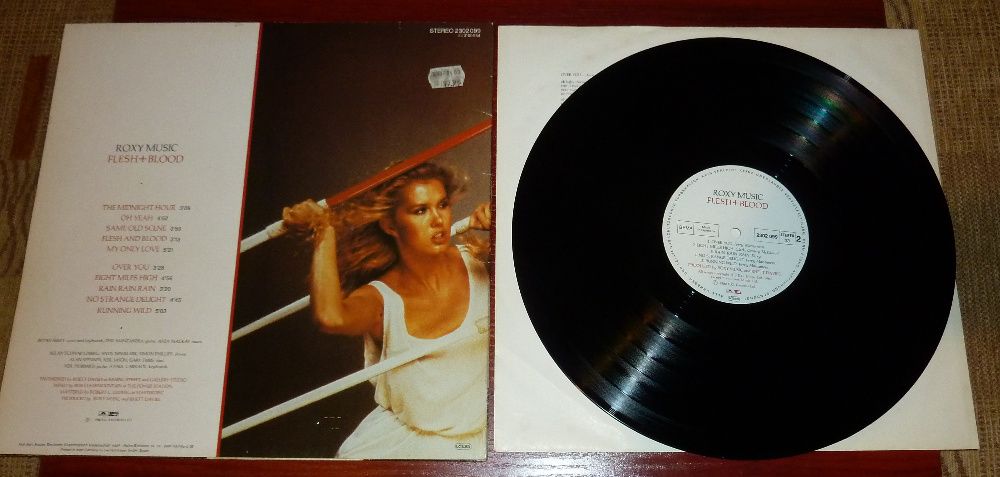 Roxy Music Flesh + Blood lp EX-