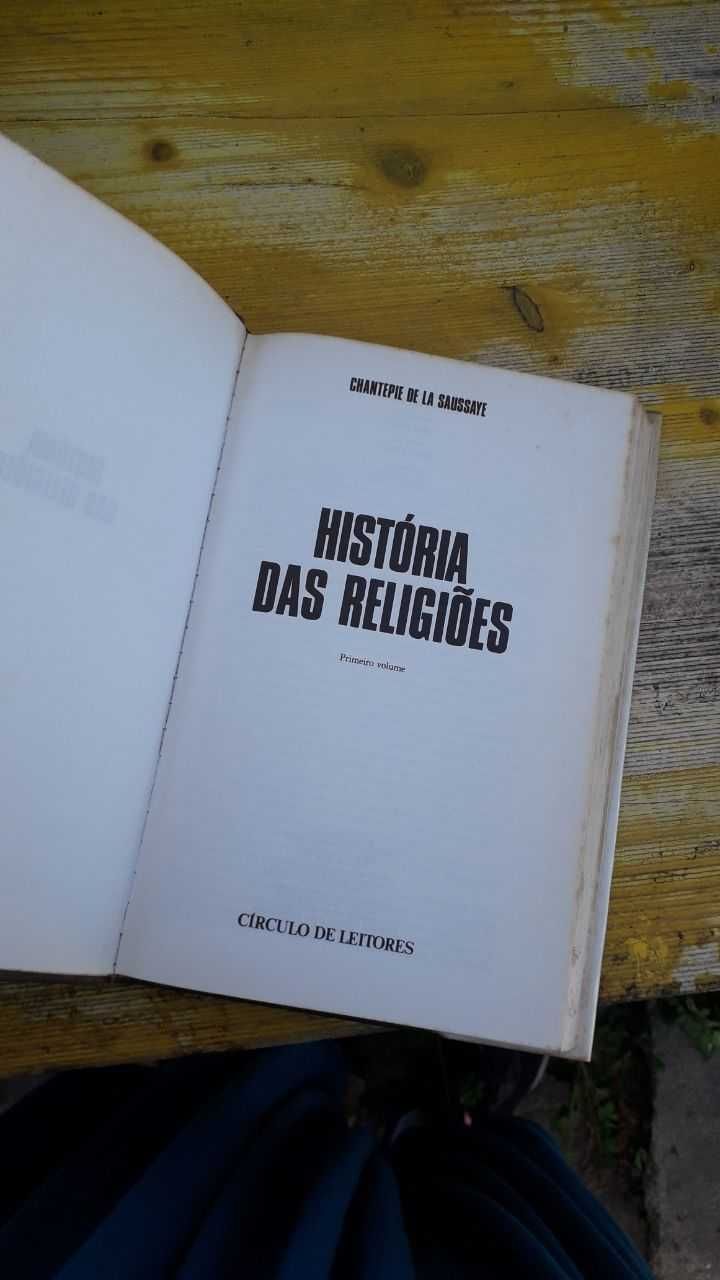 Livro Historia das Religioes de Chantepie de la Saussaye Vol.1