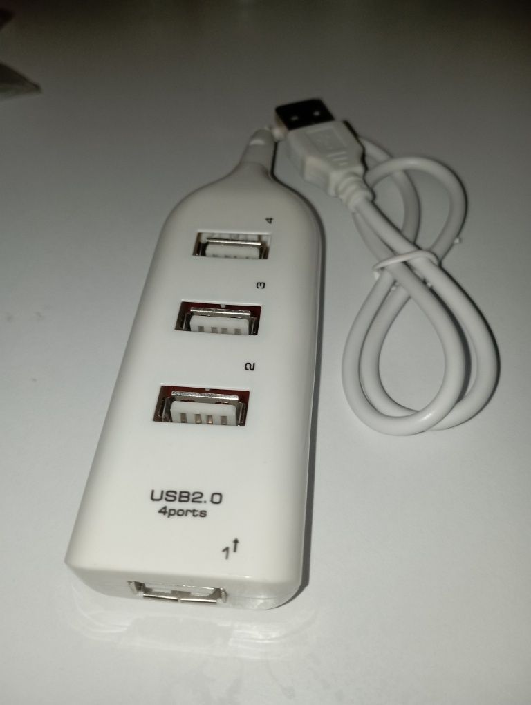 USB HUB 4USB 2.0 USB-USB Voltronic DNS-HUB4-OW White