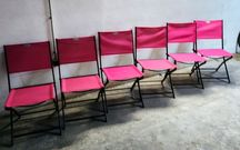 6 cadeiras dobráveis