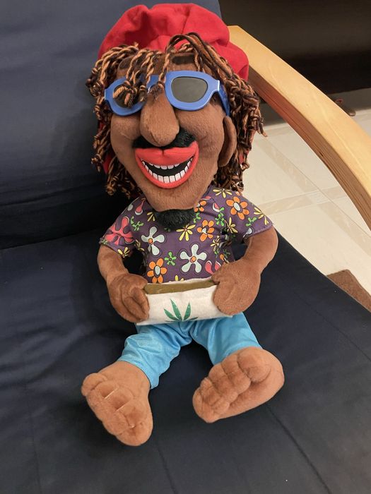 3 Bonecos Bob Marley o maior tem 50 cm