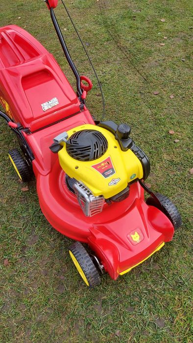 Kosiarka spalinowa  wolf garten jak nowa w bdb  kosz 5.5hp silnik brig