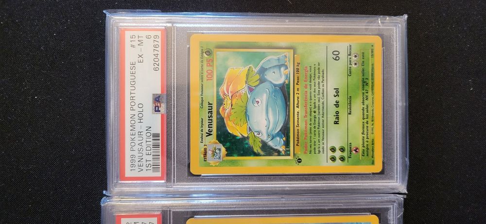 Graded slabs base set venusuar blastoise clefairy psa 7