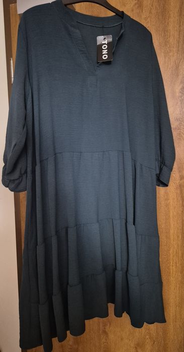 Sukienka butelkowa zieleń, r. 54