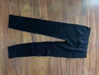 Czarne legginsy 36 damskie
