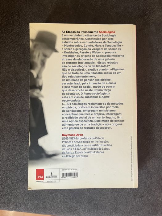 Livro - As etapas do Pensamento Sociológico