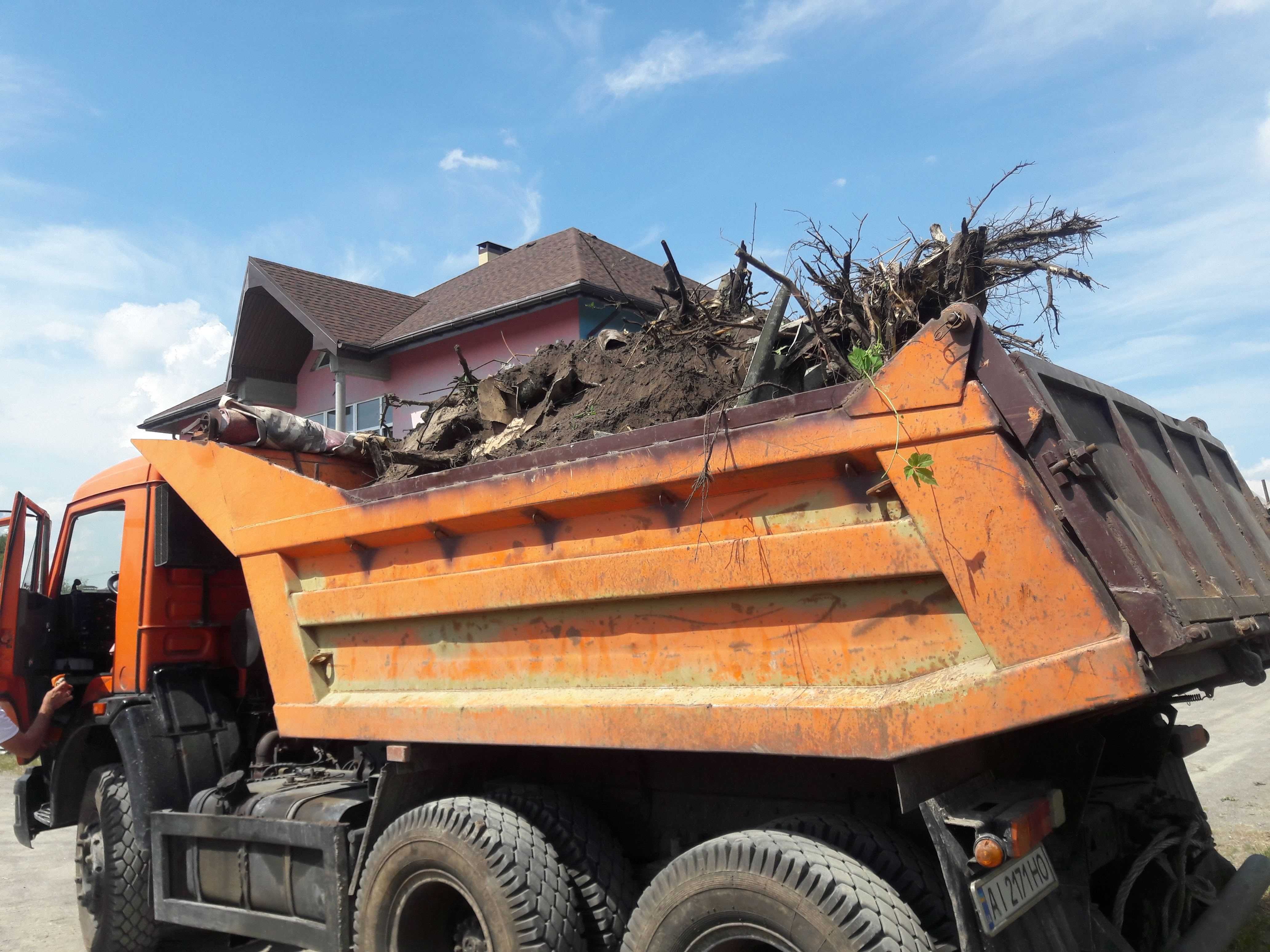 Демонтаж, знесення будівель, розчищення ділянок, Вивіз сміття.