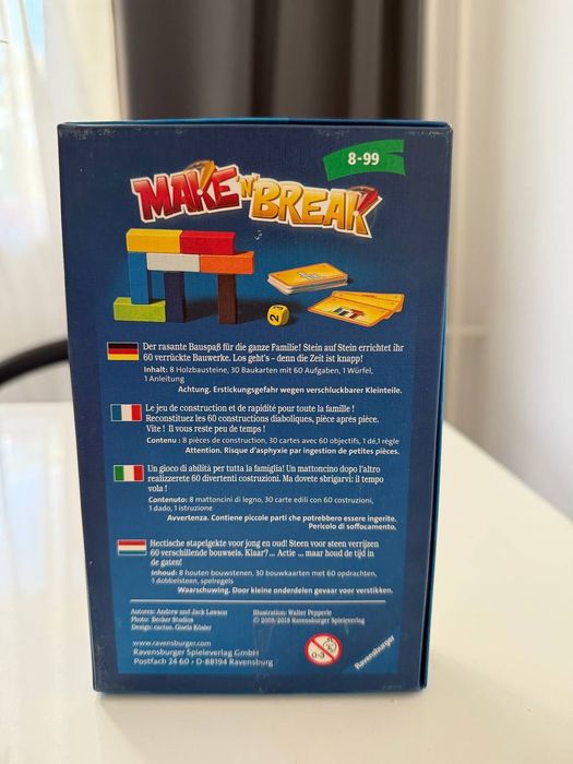 Настільна гра Будуй і Руйнуй від Ravensburger велика і міні версіі