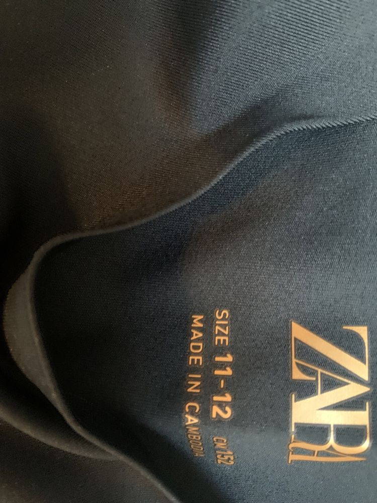 Zara Sportowy komplet bluza na zamek +krotka bluzeczka do cwiczen