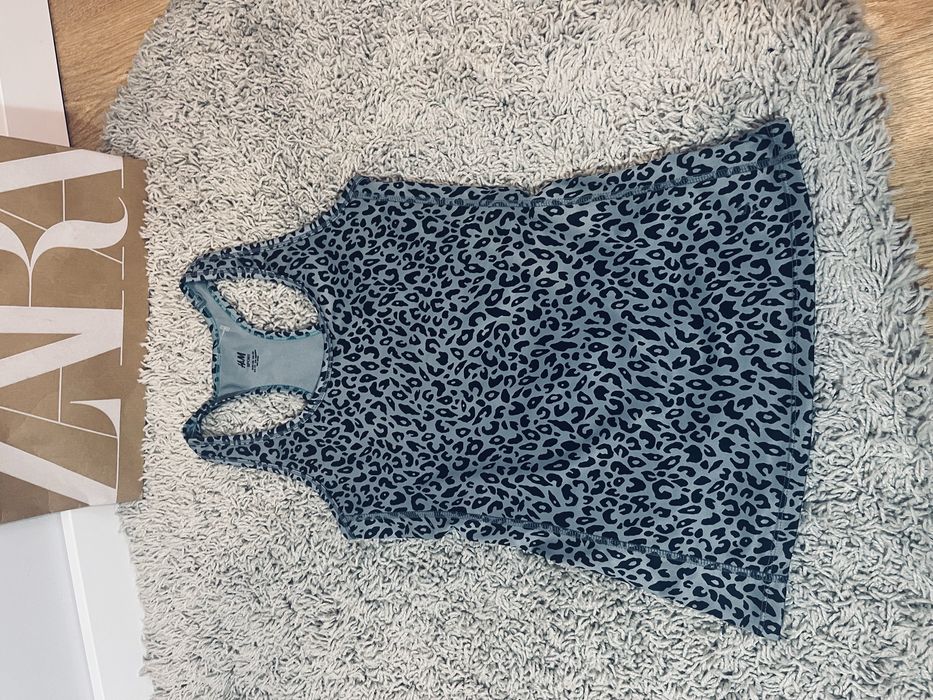 Bluzka top sportowy damski w panterke rozm xs