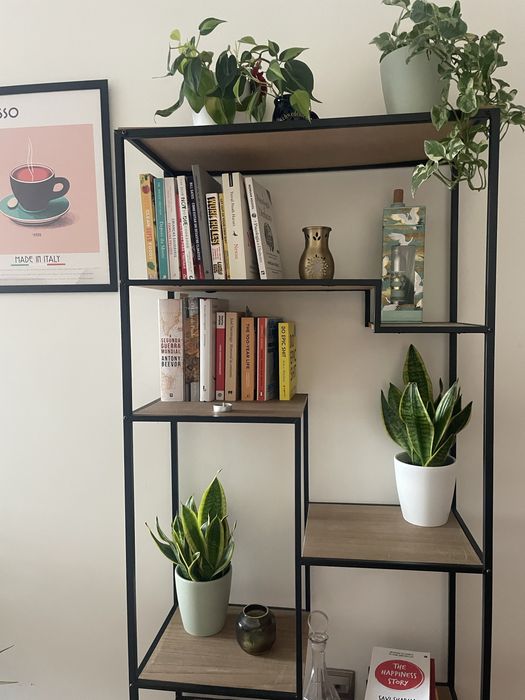 Estante com prateleiras