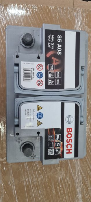 Akumulator bosch 70ah agm