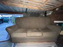 Conjunto sofas castanhos