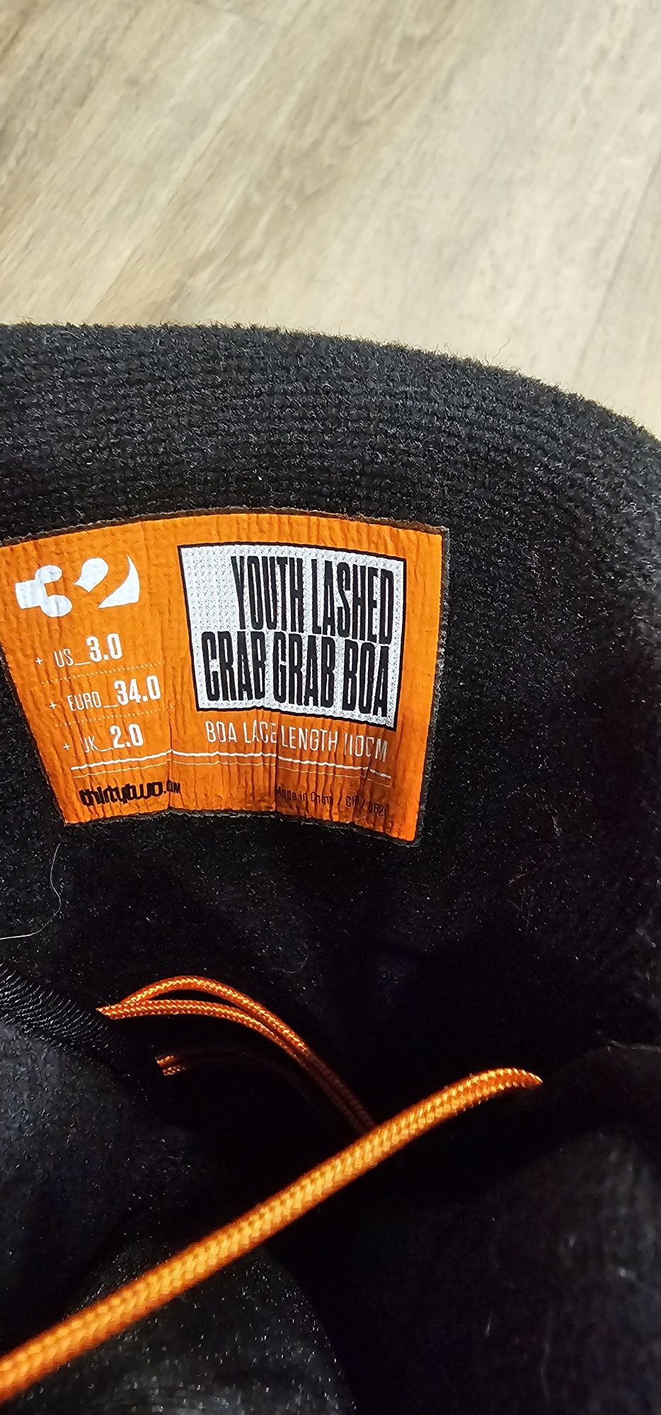 Buty snowboardowe thirtytwo crab grab boots junior