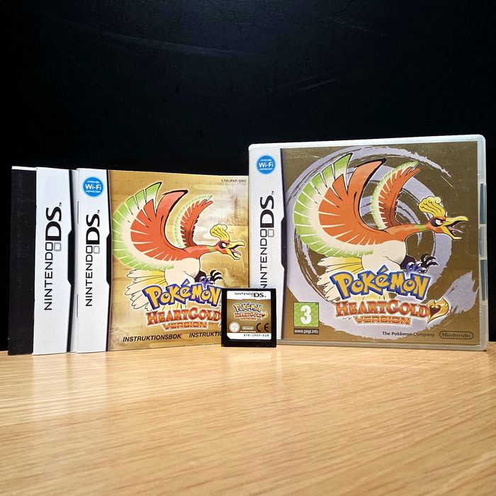 Oryginał Pokemon Heart Gold HeartGold nintendo ds 3ds