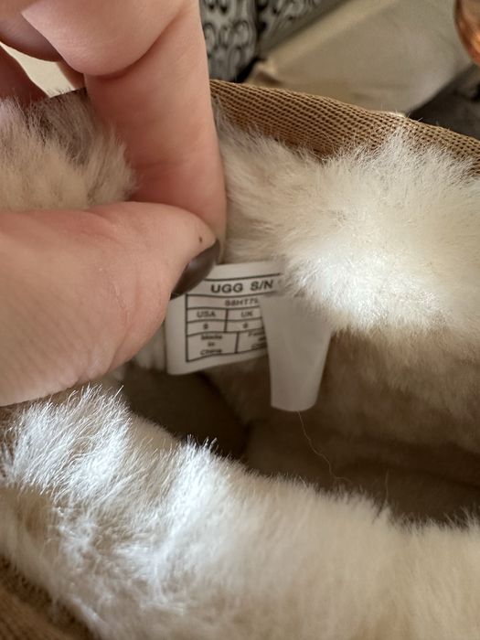 Ugg Ultra Mini Platform натуральна замша , хутро