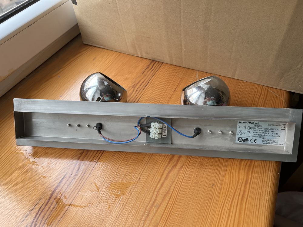 Lampa , regulowane dwie oprawy