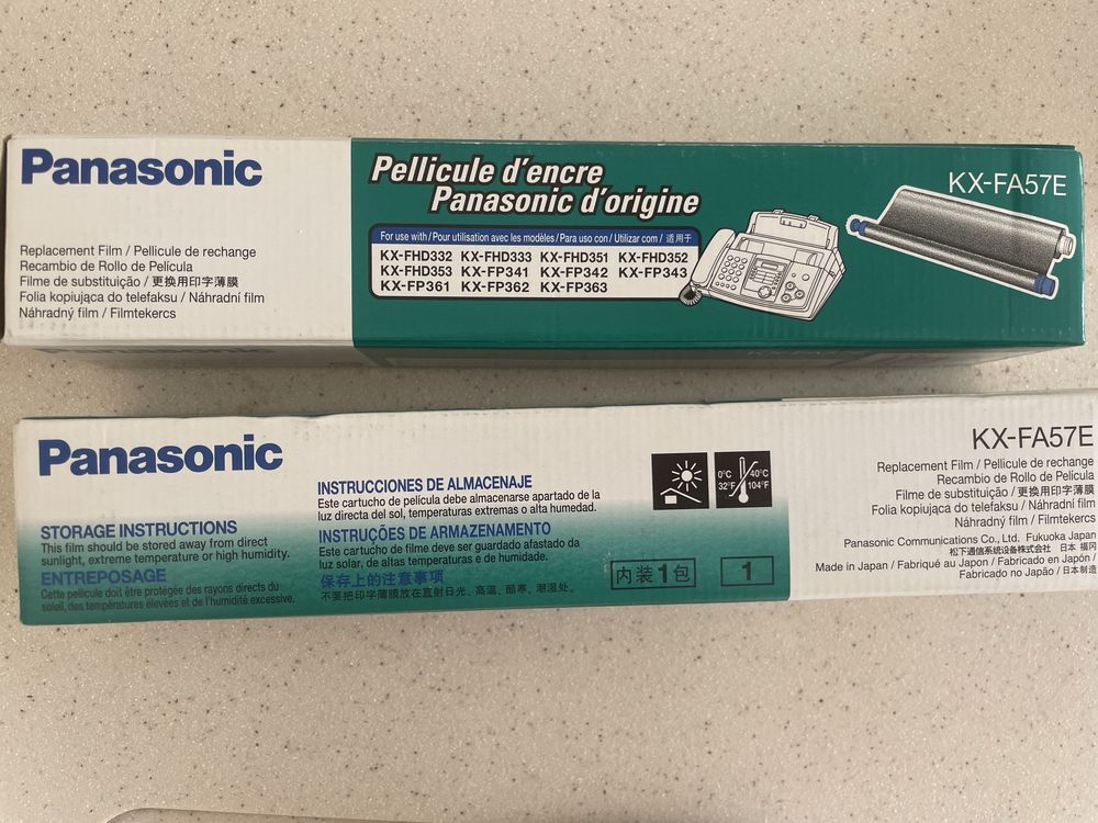 Panasonic KX-FA57E  Folia kopiująca do telefaksu 2 sztuki