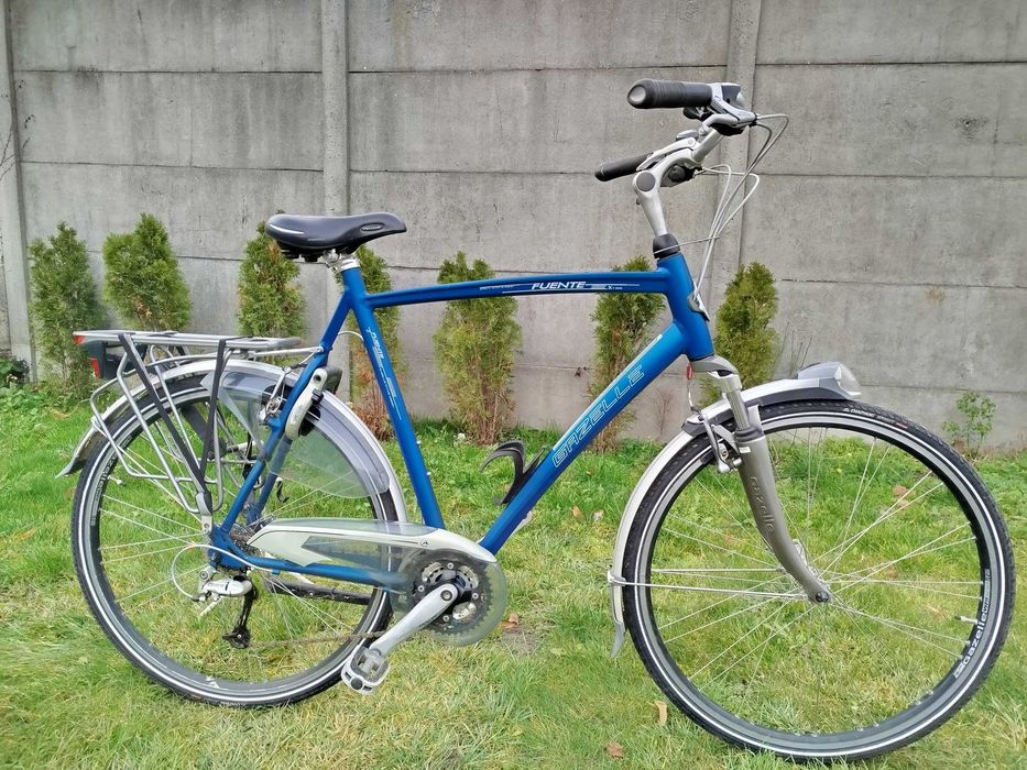 Rower Męski Miejski Trekkingowy GAZELLE FUENTE XTRA Koła 28 cali DEORE