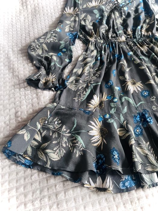 Nowa Elegancka sukienka w kwiaty Marks & Spencer