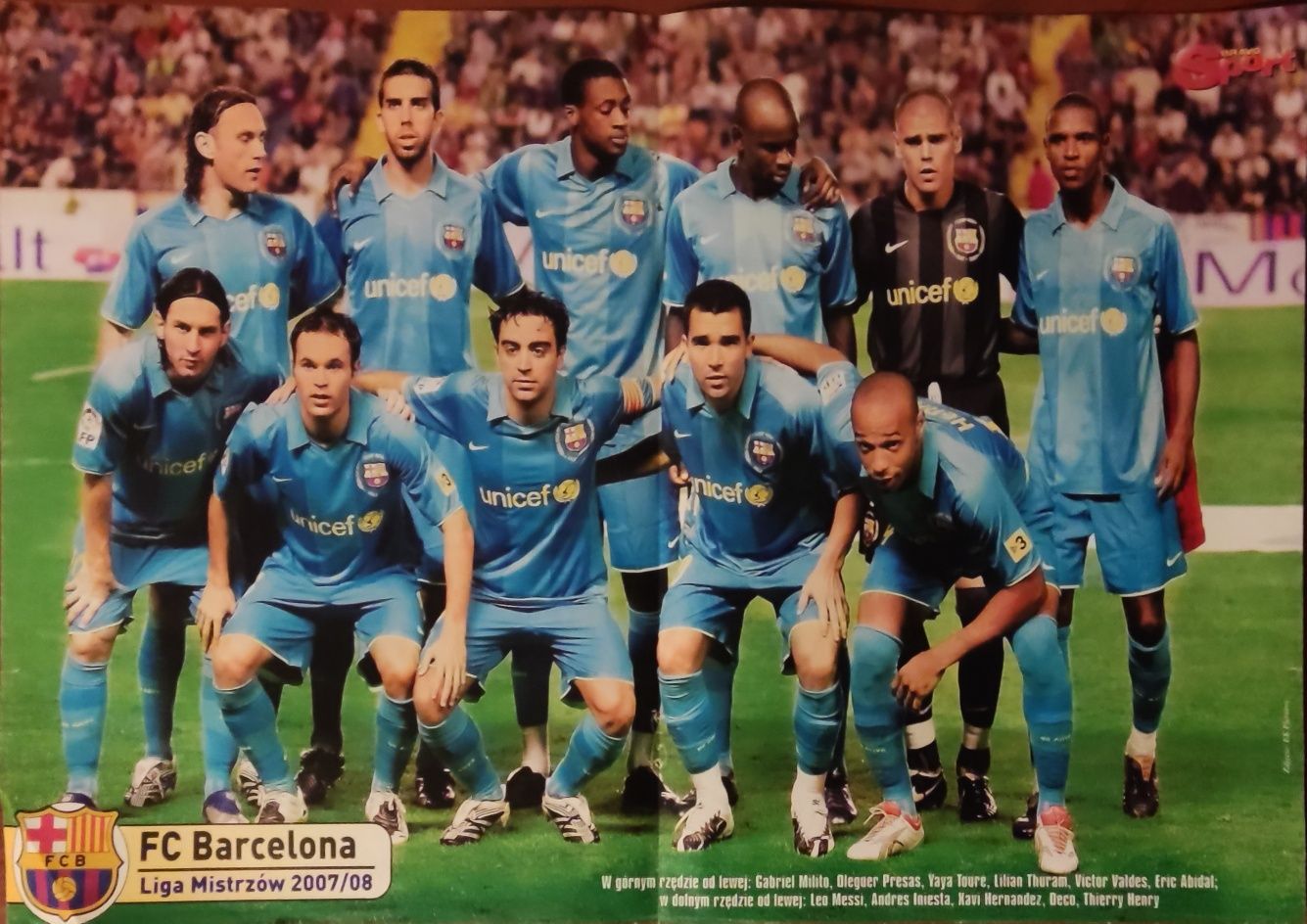 FC BARCELONA !!! 2007 plakat Lionel Messi