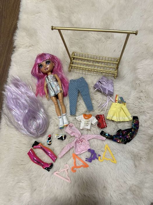 Лялька rainbow high avery studio fashion студія моди гардероб шафа