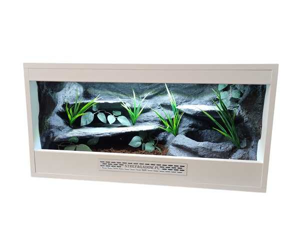 Terrarium tropikalne nr702 80/40/40 dla węża boa pyton DOSTĘPNE