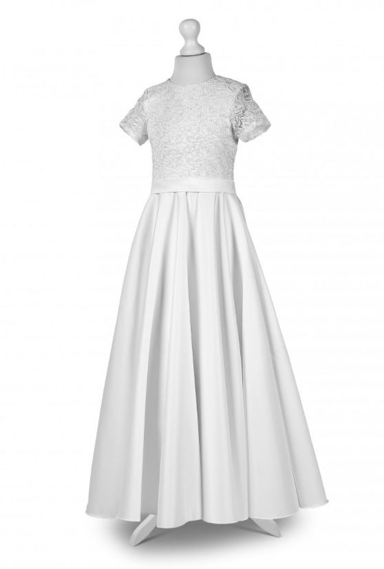 Sukienka Komunia MK Maryla koronka biała