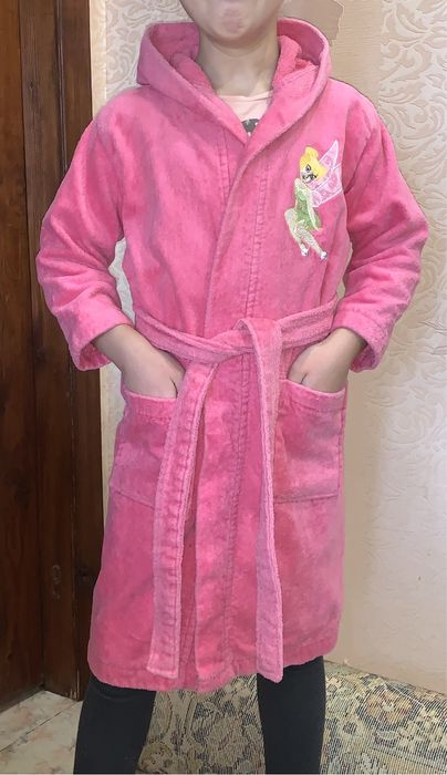 Халат махровый х/б детский на 5-7 лет