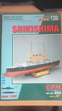 Сборная модель из бумаги, 1/200 GPM броненосец IJN Shikishima
