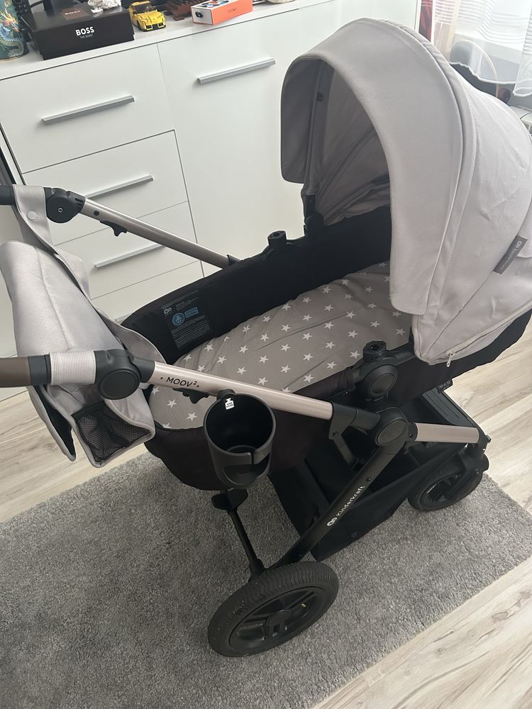 Wózek wielofunkcyjny 3 w 1 MOOV 2 AIR Kinderkraft z fotelikiemMINK PRO