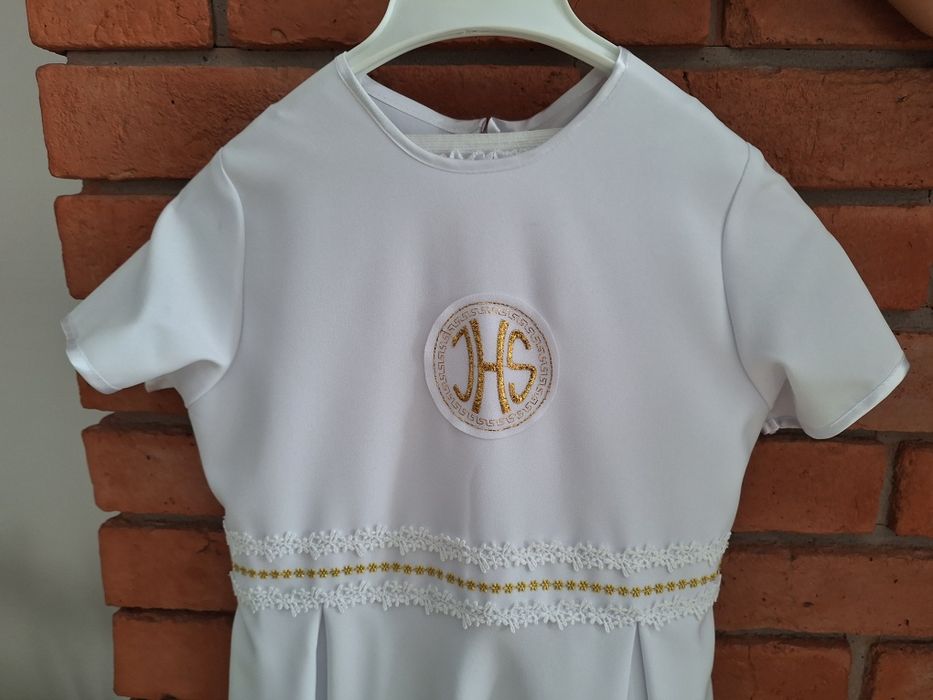 Alba Sukienka komunijna 134-140 z torebka i bolerkiem