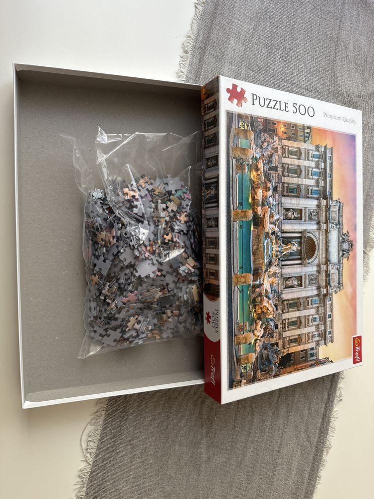 Puzzle Trefl Fontanna di Trevi Rzym 500 sztuk