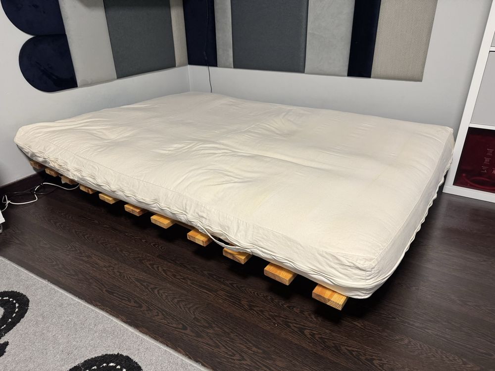 Łóżko - stelaż+materac Futon 140x200