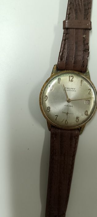 Relógio Cauby calendário 17 rubis, usado