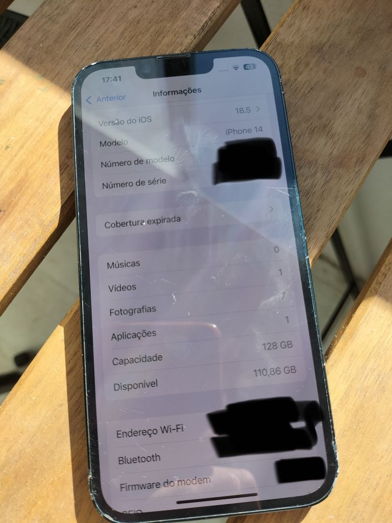 iPhone 14 - 128GB - Azul - Boa Condição