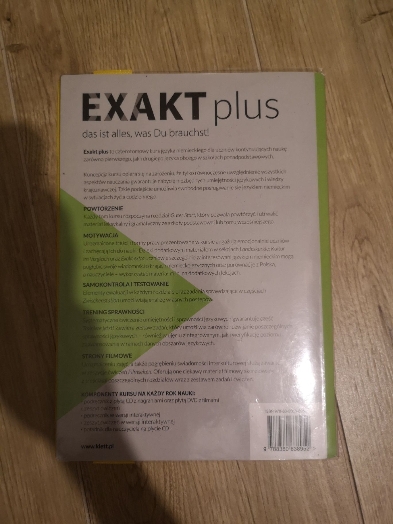 Zeszyt ćwiczeń do języka niemieckiego "Exakt plus 1"