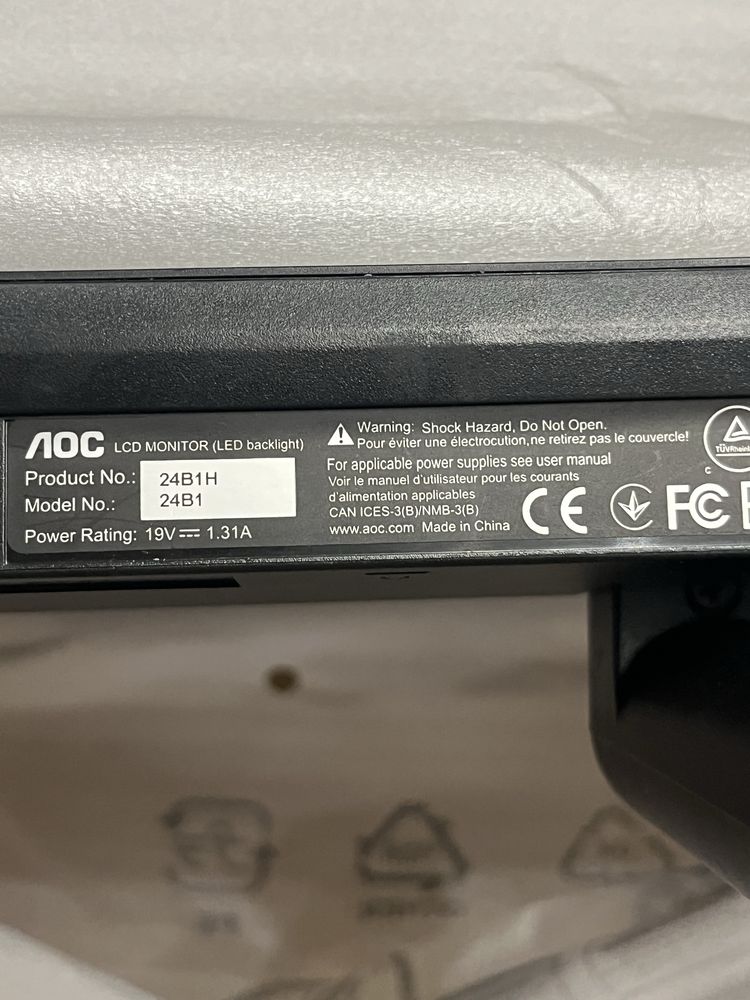 Продам монитор AOC 24B1H LCD