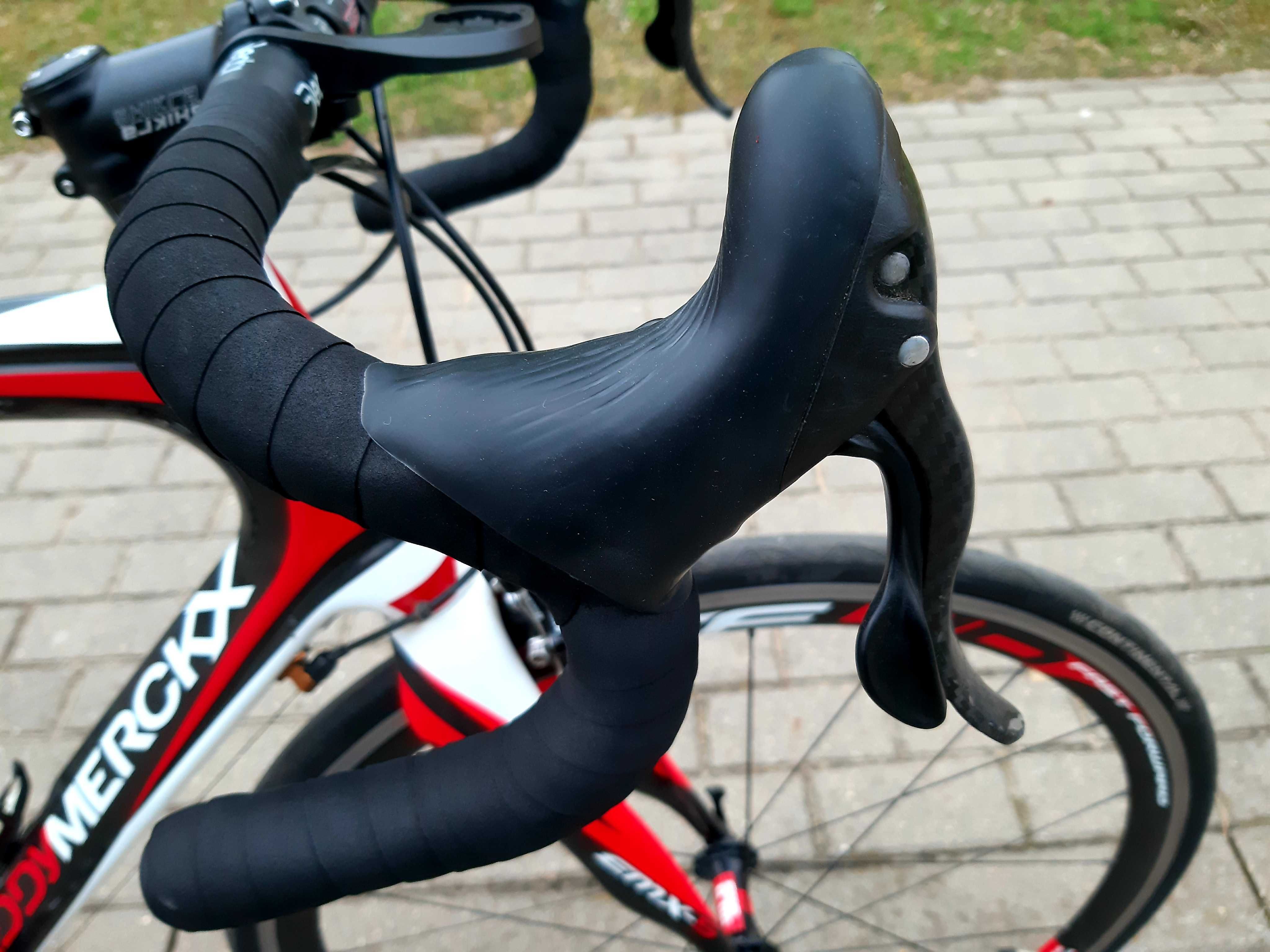 Eddy Merckx EMX-5 Campagnolo Record 2x11 carbon 7kg roz. 57