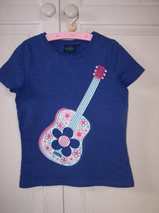 Bluzeczka Mini Boden z gitarą 8-9 lat