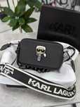 Женская кожаная сумка Подарок с УПАКОВКОЙ  Karl Lagerfeld через плечо