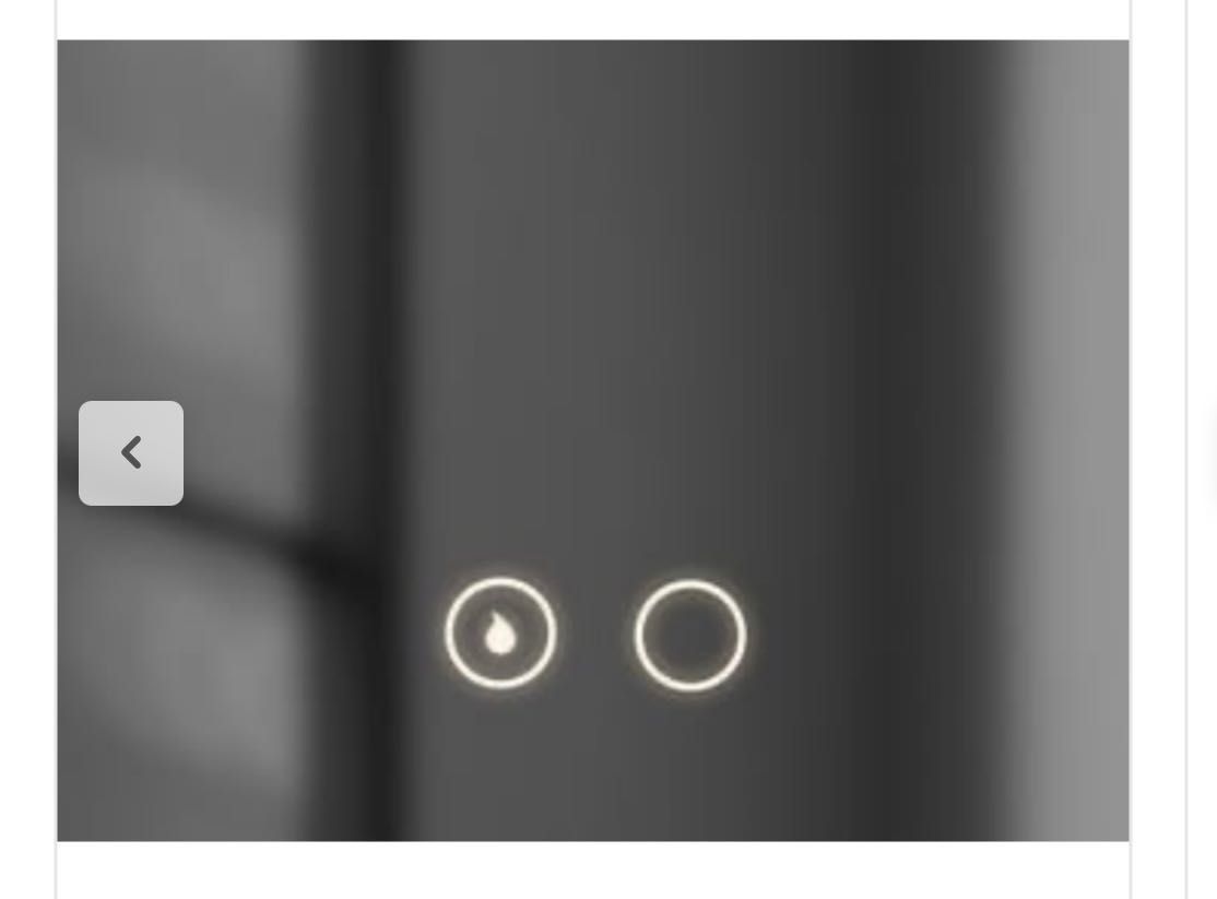 Espelho wc , sensor touch, luz led e anti embaciamento