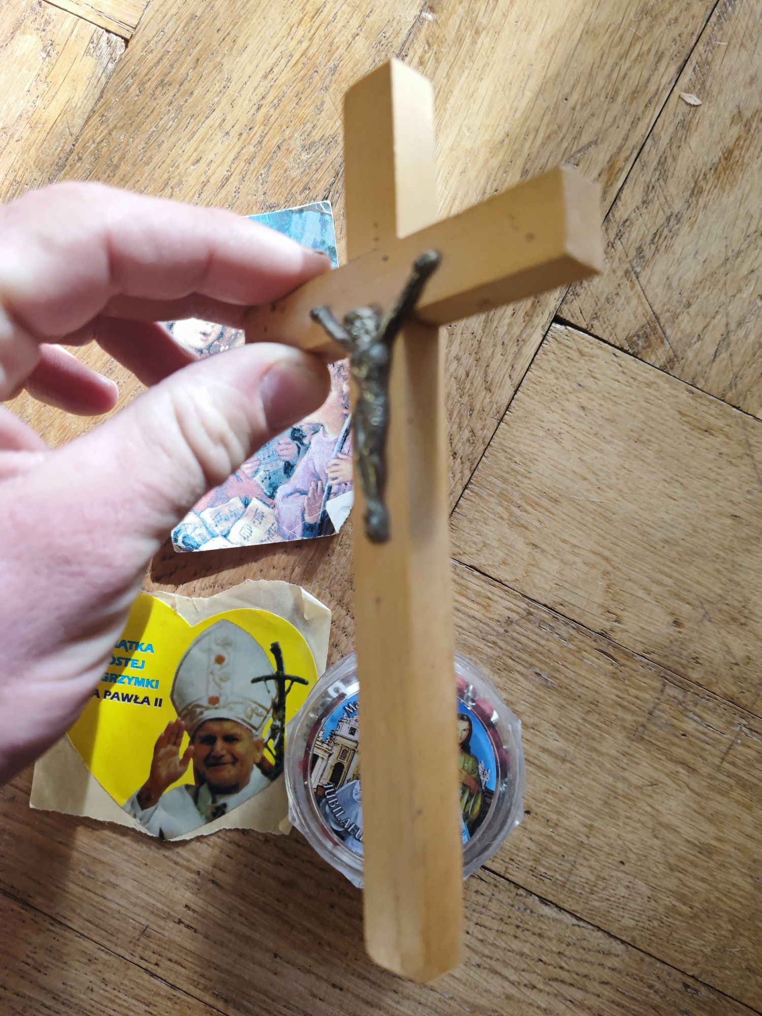 Drobne dewocjonalia TANIO cena za całość pamiątki