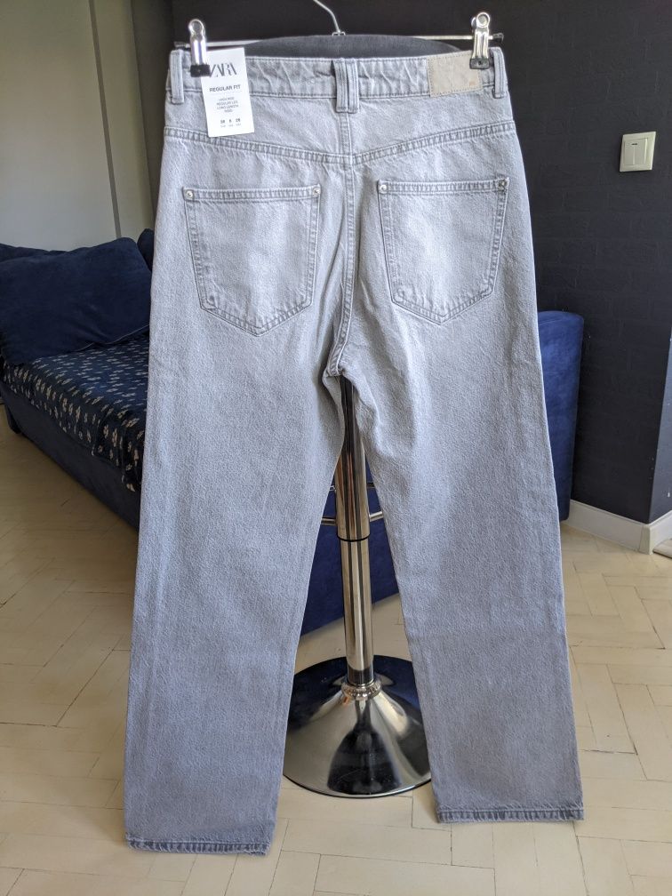 Джинси Zara сірого кольору, 38/М/46