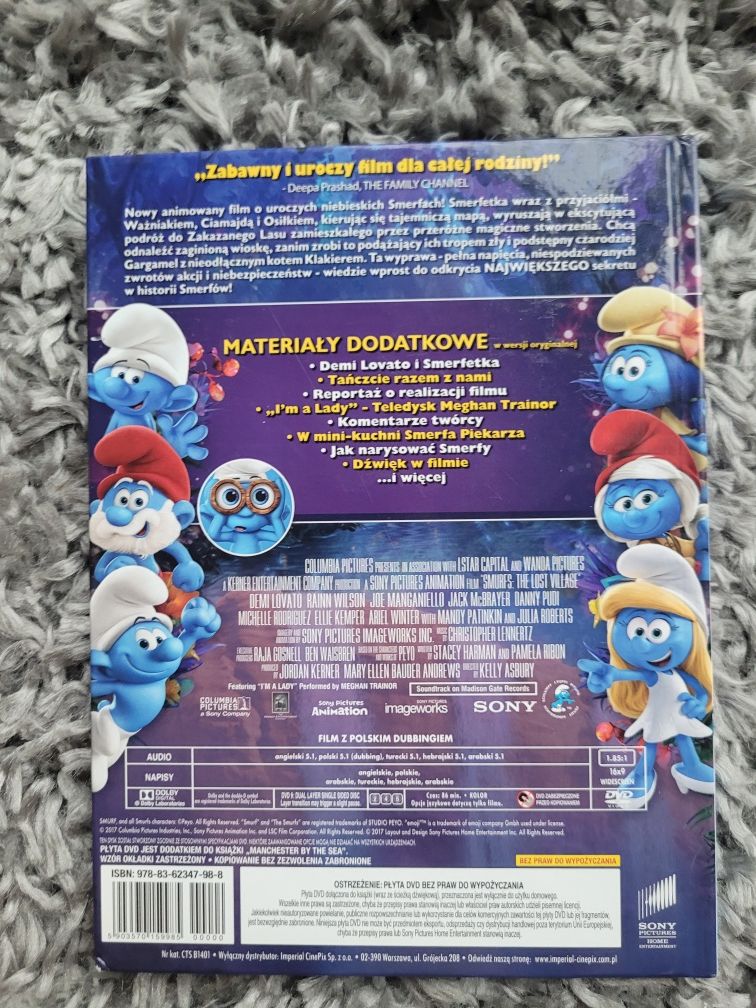 Płyta DVD Smerfy