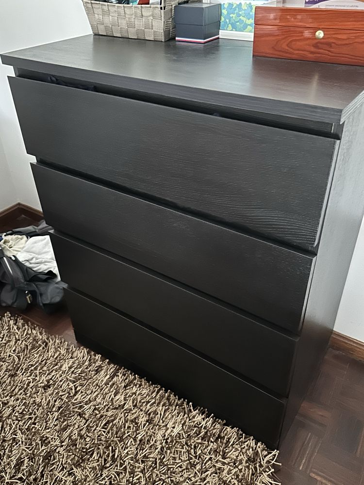 Comoda IKEA cor preta
