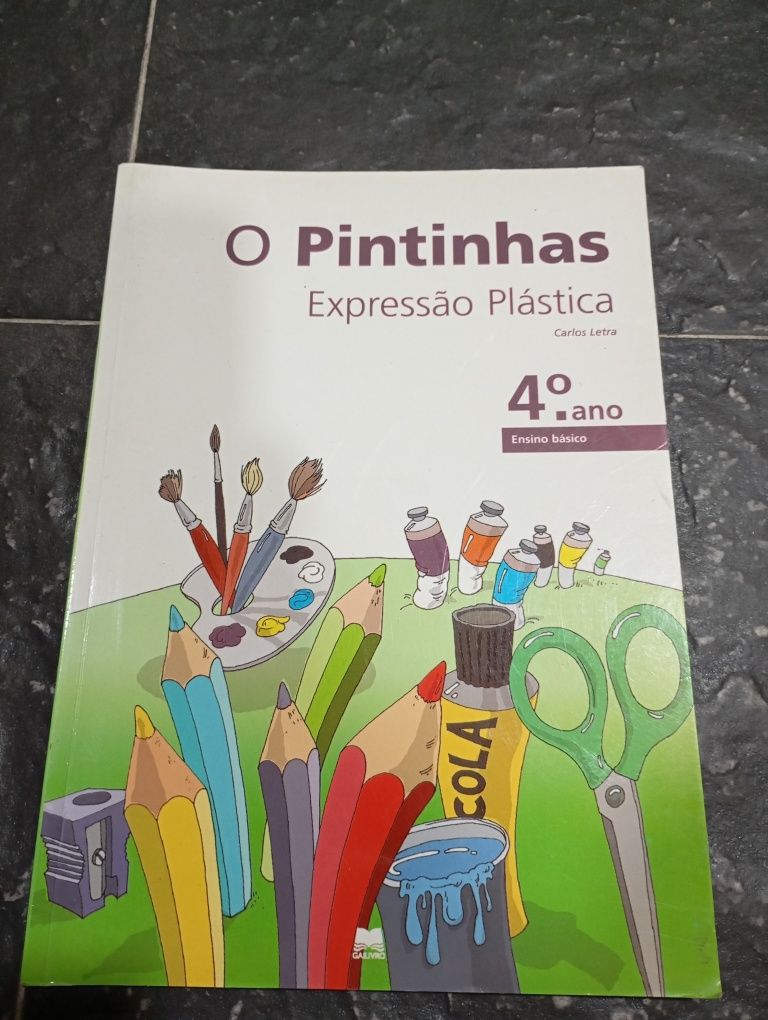 Livro escolar de expressão plástica