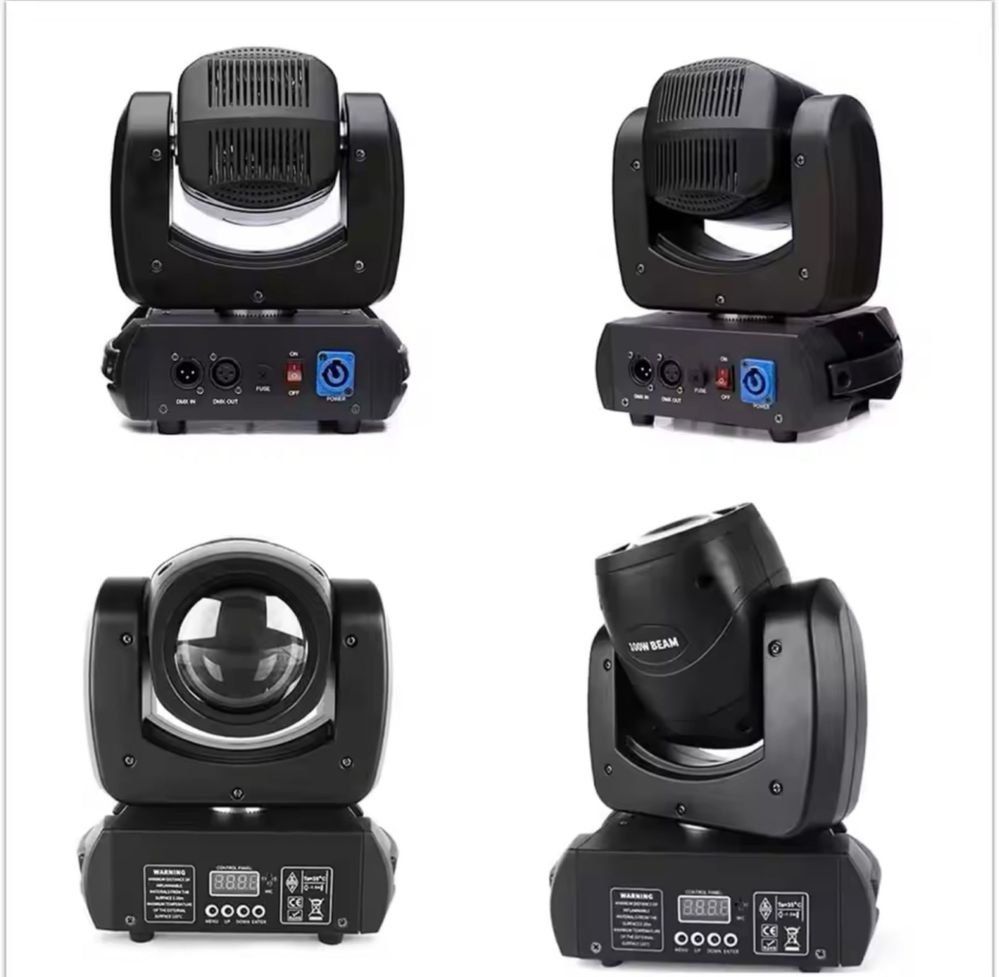 4 głowy ruchome 100w beam DMW Gobo Pryzma Nowe
