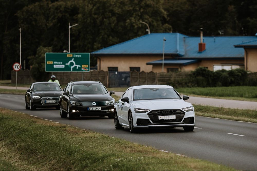 Auto do ślubu Audi A7